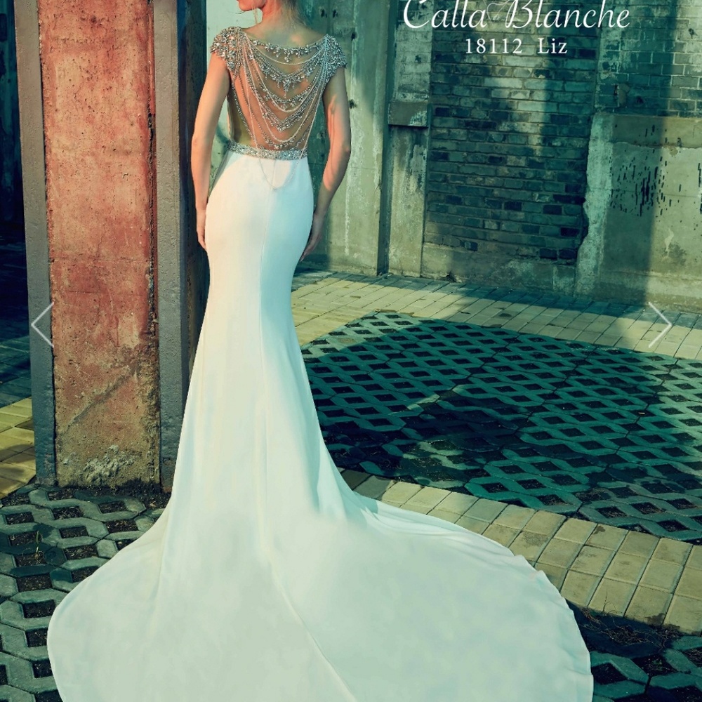 Calla Blanche Wedding Gown - Picture 3 of 8